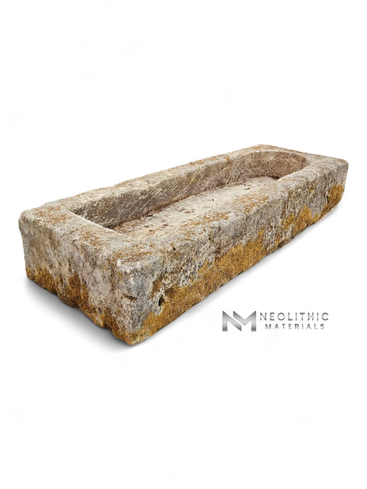 French Antique 19th Century Limestone Trough - Image 2
